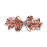 RHINESTONE BUTTERFLY RIBBON MEDIUM HAIR CLIP ASSORTED  COLOR