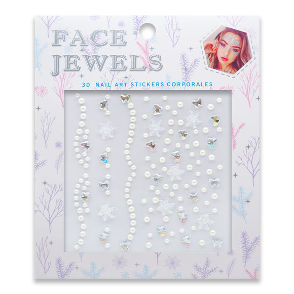RHY01 FACE JEWELS SILVER