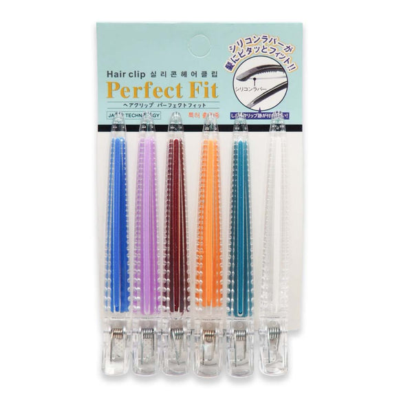 CMSC-001 6PCS DULL COLOR SLIP PROOF PHAIR CLIP PERFECT FIT