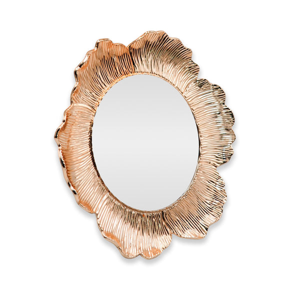 NO.2405 ROSEGOLD SUNFLOWER TABLE MIRROR