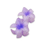 TWINS SMALL FLOWER HAIR CLAW WITH PONY TAILS