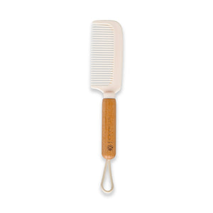 HAIR COMB WOODEN HANDLE
