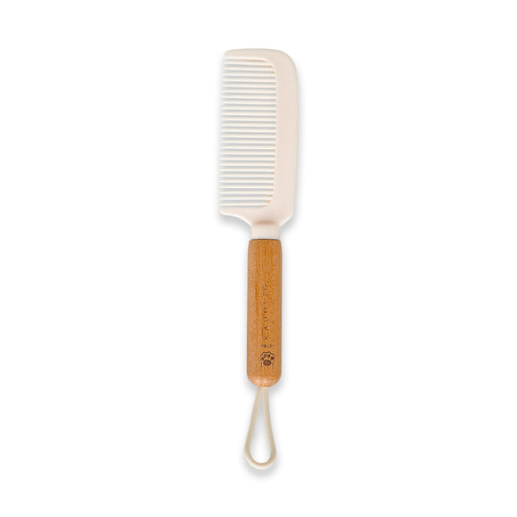 HAIR COMB WOODEN HANDLE