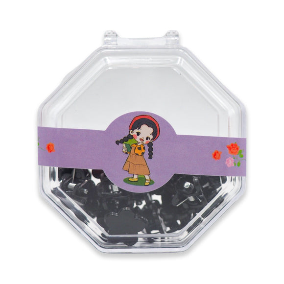 15PCS LITTLE GIRL FLOWER MINI CLAW
