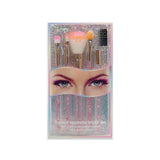 #5609 5PCS COSMETIC BRUSH SET GLITTERY HANDLE
