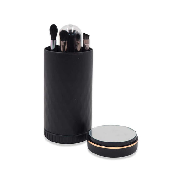 6N1 COSMETIC MIRROR AND MAKEUP BRUSH SET