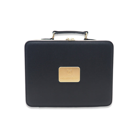 PD-12 BEAUTY CASE W/MIRROR LEATHER