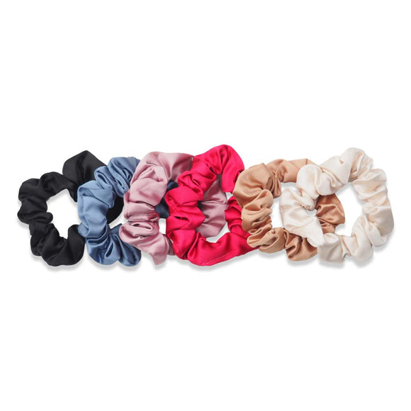 SILK SATIN SCRUNCHIES