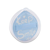 I'S 1840 XL WHITE KEEP SMILE MARSHMALLOW PUFF WITH CASE