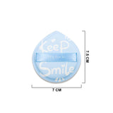 I'S 1840 XL WHITE KEEP SMILE MARSHMALLOW PUFF WITH CASE