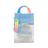 I'S 1840 XL WHITE KEEP SMILE MARSHMALLOW PUFF WITH CASE