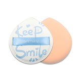 I'S 1840 XL WHITE KEEP SMILE MARSHMALLOW PUFF WITH CASE