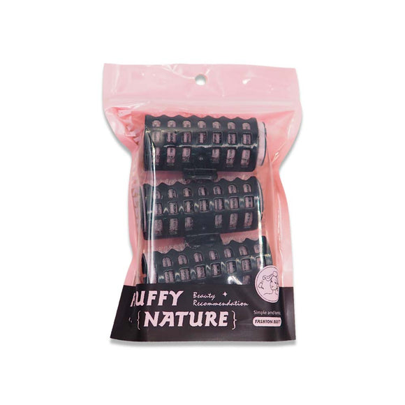 SY136 3PCS HAIR ROLLER BLACK