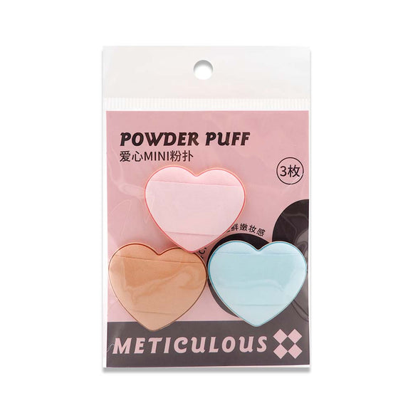 SY253 3PCS HEART SHAPE FINGER PUFF