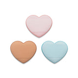 SY253 3PCS HEART SHAPE FINGER PUFF
