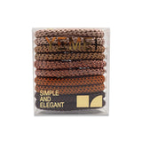 YEMEI 10PCS BROWN SHADE HAIR ROPE