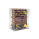 YEMEI 10PCS BROWN SHADE HAIR ROPE