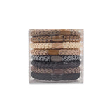 YEMEI 10PCS BROWN SHADE HAIR ROPE