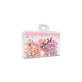 WY-012 6PCS MINI CLAM HAIR ACCESSORIES