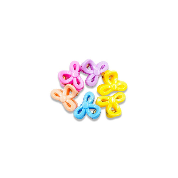 WY-012 6PCS MINI CLAM HAIR ACCESSORIES