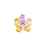 WY-012 6PCS MINI CLAM HAIR ACCESSORIES