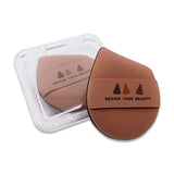 L-B051  SOFT DOUBLE SIDED 2-1 PUFF W/ CASE