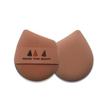 L-B051  SOFT DOUBLE SIDED 2-1 PUFF W/ CASE