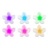 PLUMERIA FLOWER HAIR CLAW ASSRT COLOR