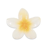 PLUMERIA FLOWER HAIR CLAW ASSRT COLOR