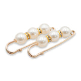 2PCS BIG  PEARL BROOCH TITHENING WAIST BAND PIN