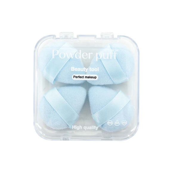 4PCS MINI FINGERTIP POWDER PUFF BLUE