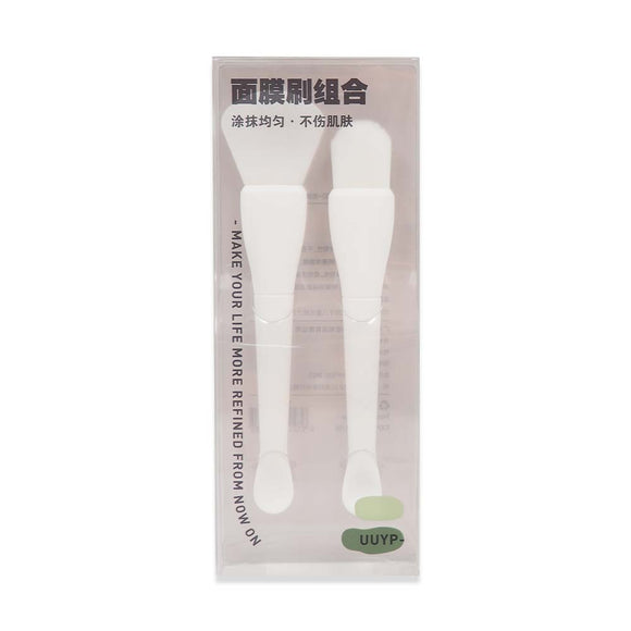 L-B060 2-1 SPATULA BRUSH WHITE