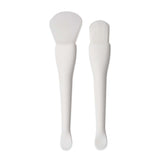 L-B060 2-1 SPATULA BRUSH WHITE