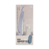 L-B016 MACRO EYEBROW TRIMMER SET W/10PCS EXTRA BLADES