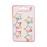 6PAIRS STAR HAIR CLIP