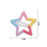 6PAIRS STAR HAIR CLIP