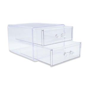 TWO LAYER DRAWER ACRYLIC BOX