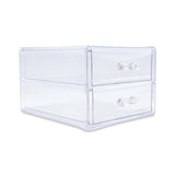 TWO LAYER DRAWER ACRYLIC BOX
