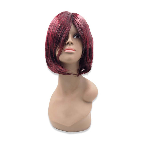 SL0806 T1B/530 HALF WIG RED W/BRAID
