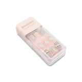 NO.X-186 WEARABLE MANICURE FAKE NAILS SQUARE CASE