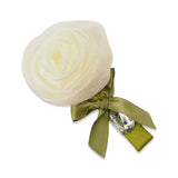 SILK ROSE HAIR CLIP