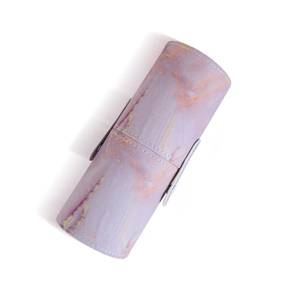 GLADKING CYLINDER BRUSH CASE -MARBLE PURPLE (SMALL)