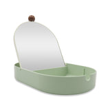 1014 FOLDABLE MIRROR STORAGE GREEN