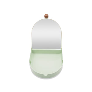 1014 FOLDABLE MIRROR STORAGE GREEN