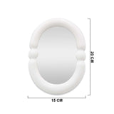 R-469 COSMETIC MIRROR NEW WHITE