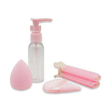 AGE-389 TOOLS SET (BLENDER/PUFF/SPRAY BOTTLE/CURLER GRIP)