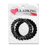 GK 2-1 RING HAIR TIE ASSRT BLK
