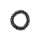 GK 2-1 RING HAIR TIE ASSRT BLK