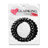 GK 2-1 RING HAIR TIE ASSRT BLK