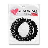 GK 2-1 RING HAIR TIE ASSRT BLK